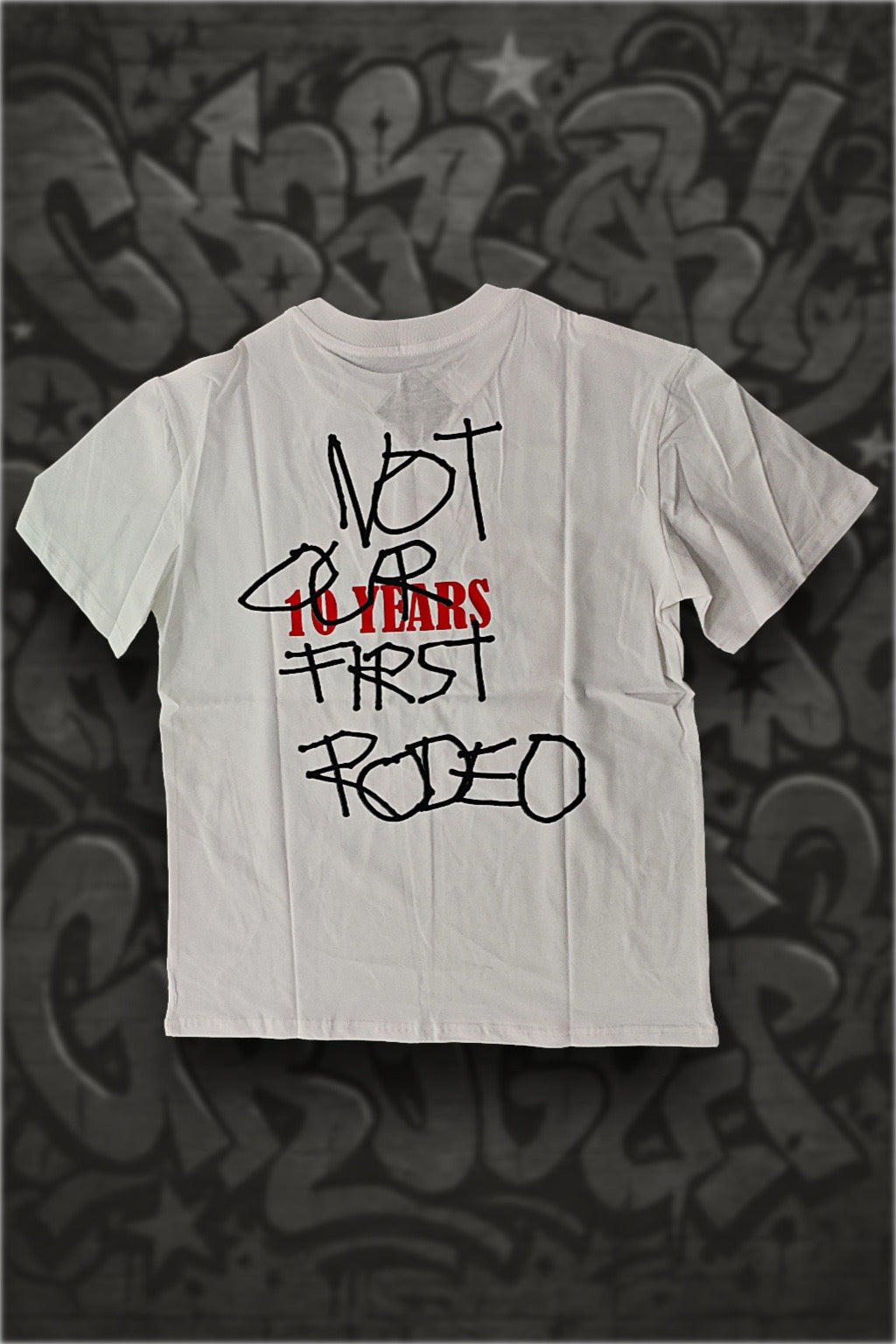 Travis Scott “Not My First Rodeo” Tee — White