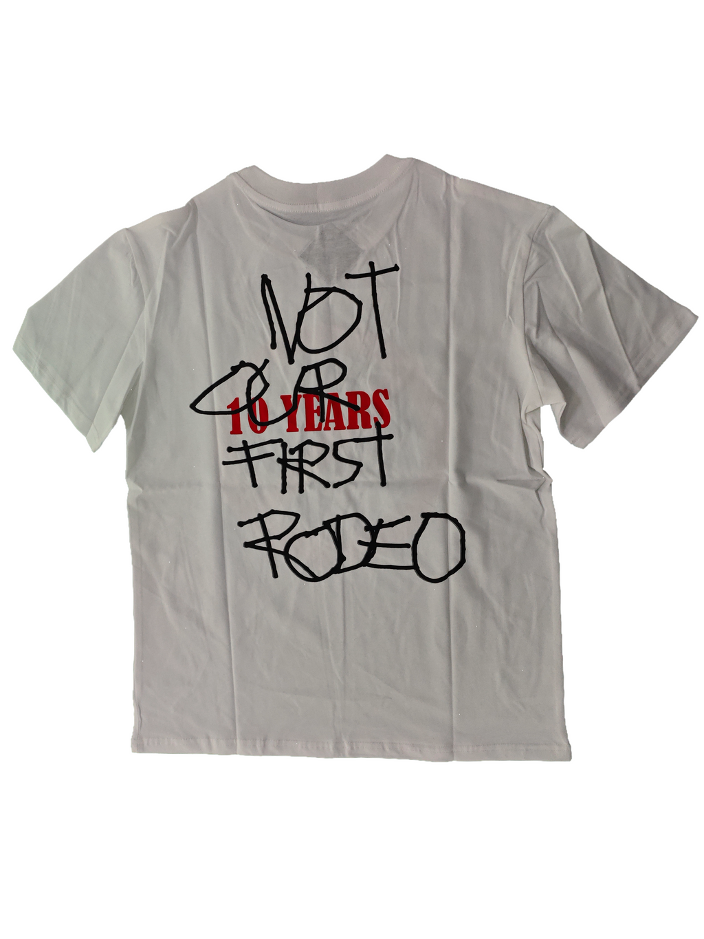 Travis Scott “Not My First Rodeo” Tee — White