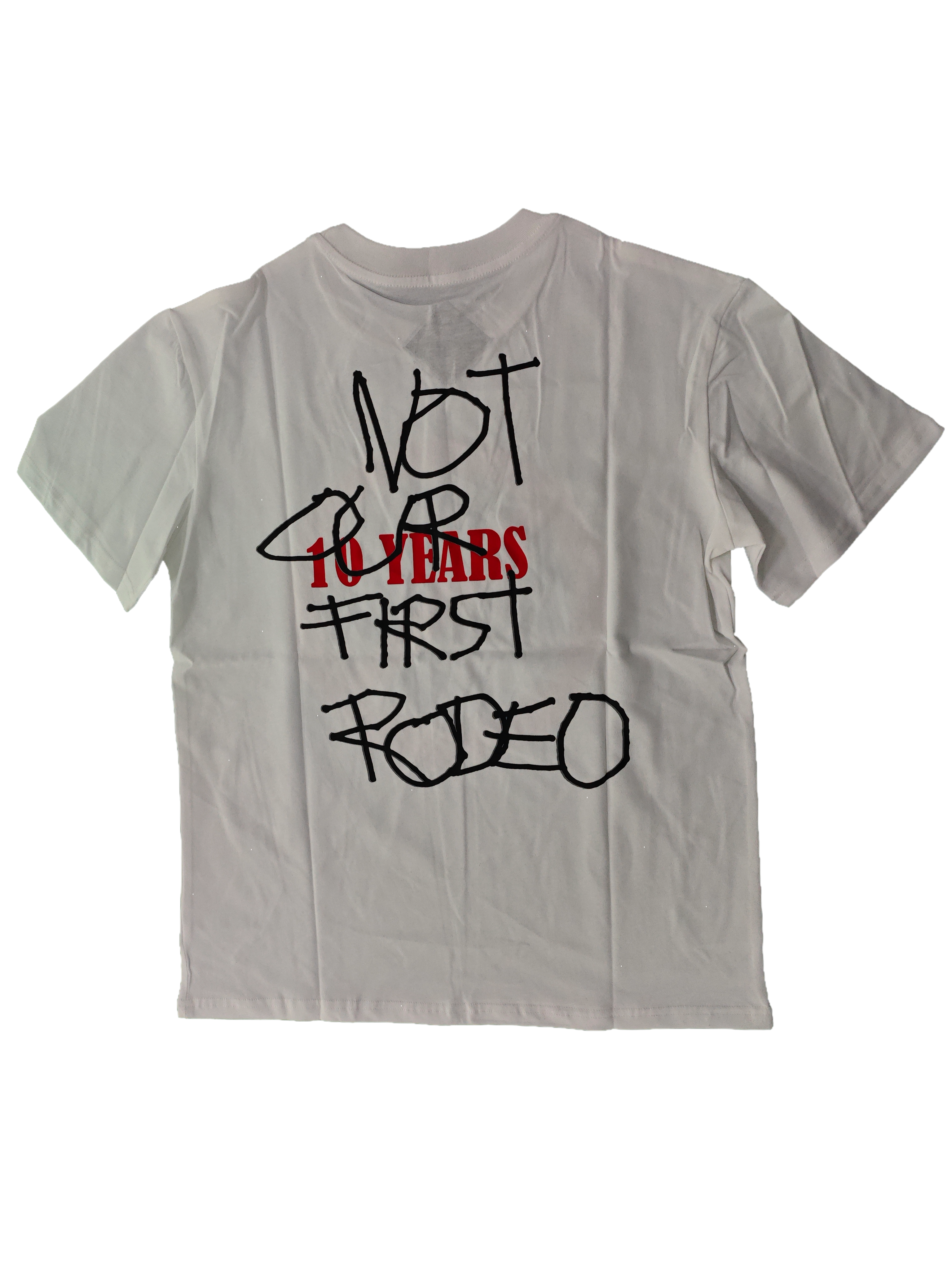 Travis Scott “Not My First Rodeo” Tee — White