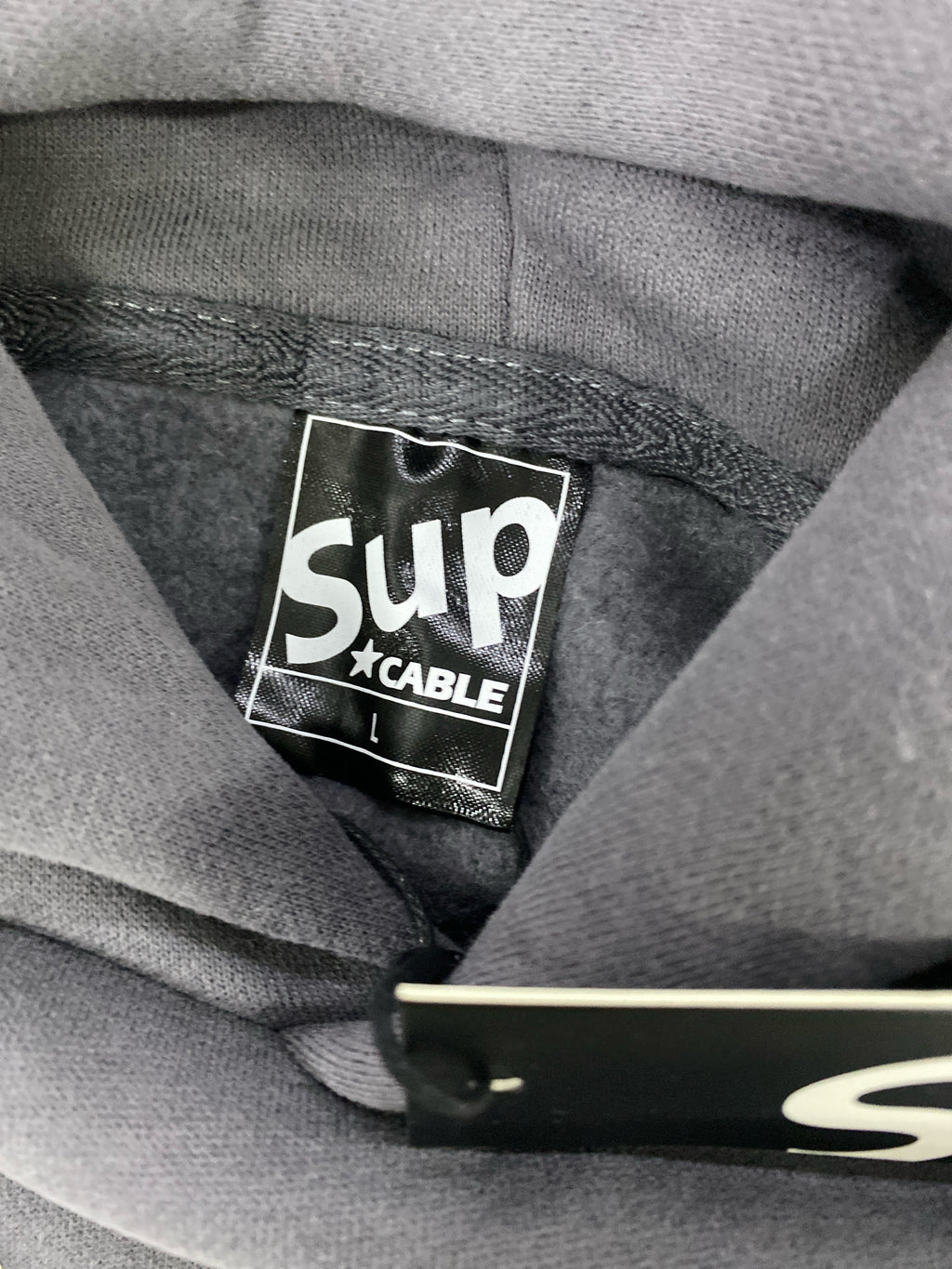 “Lucky Me I See Ghosts” Hoodie — Grey