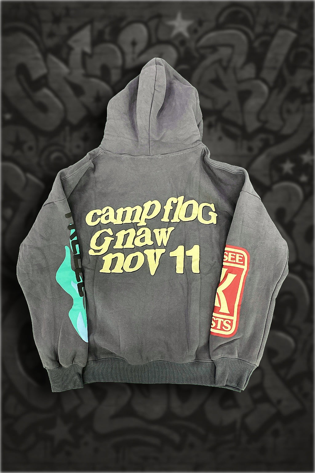 “Lucky Me I See Ghosts” Hoodie — Grey