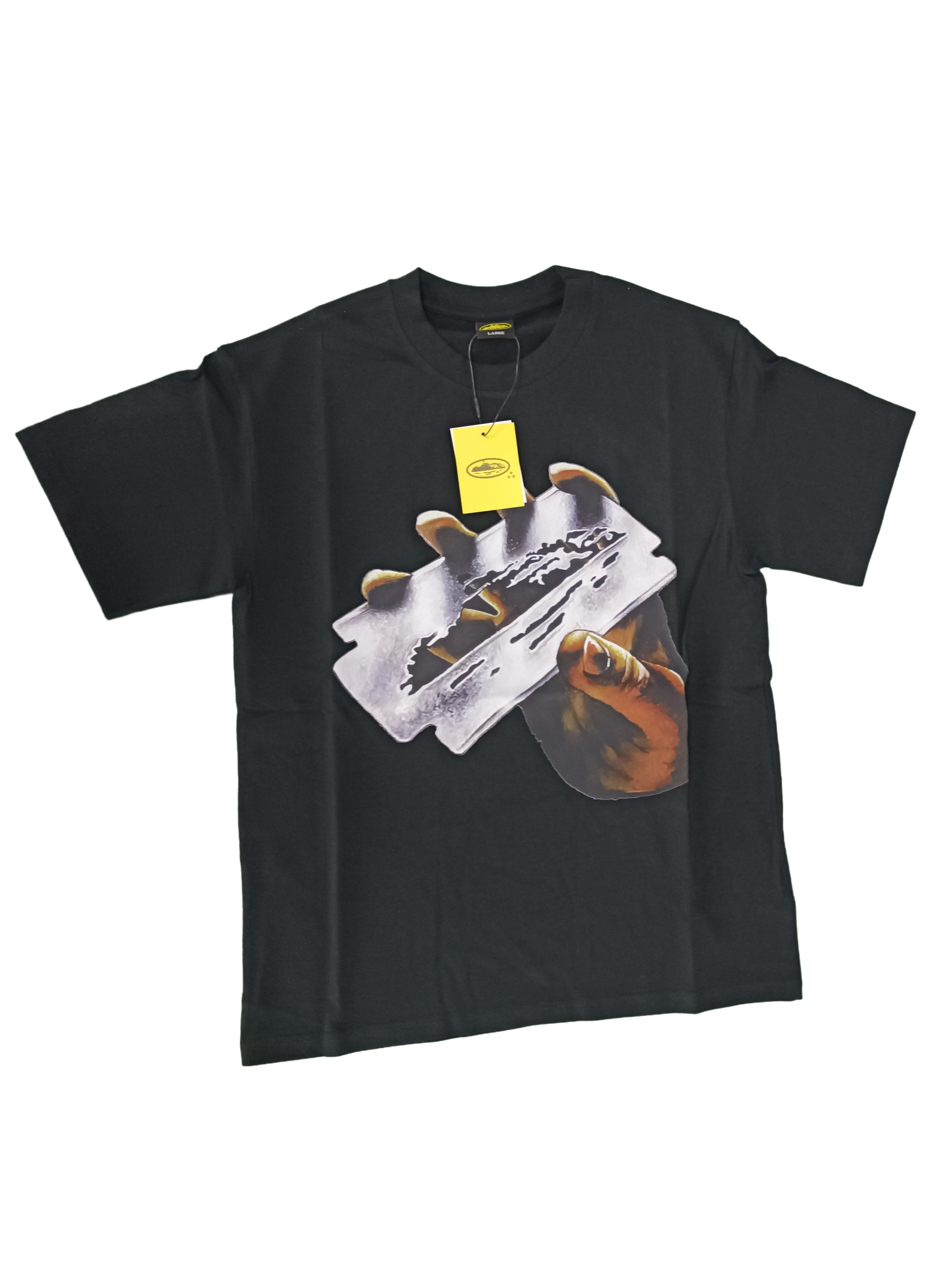 Corteiz “Razor” Tee — Black