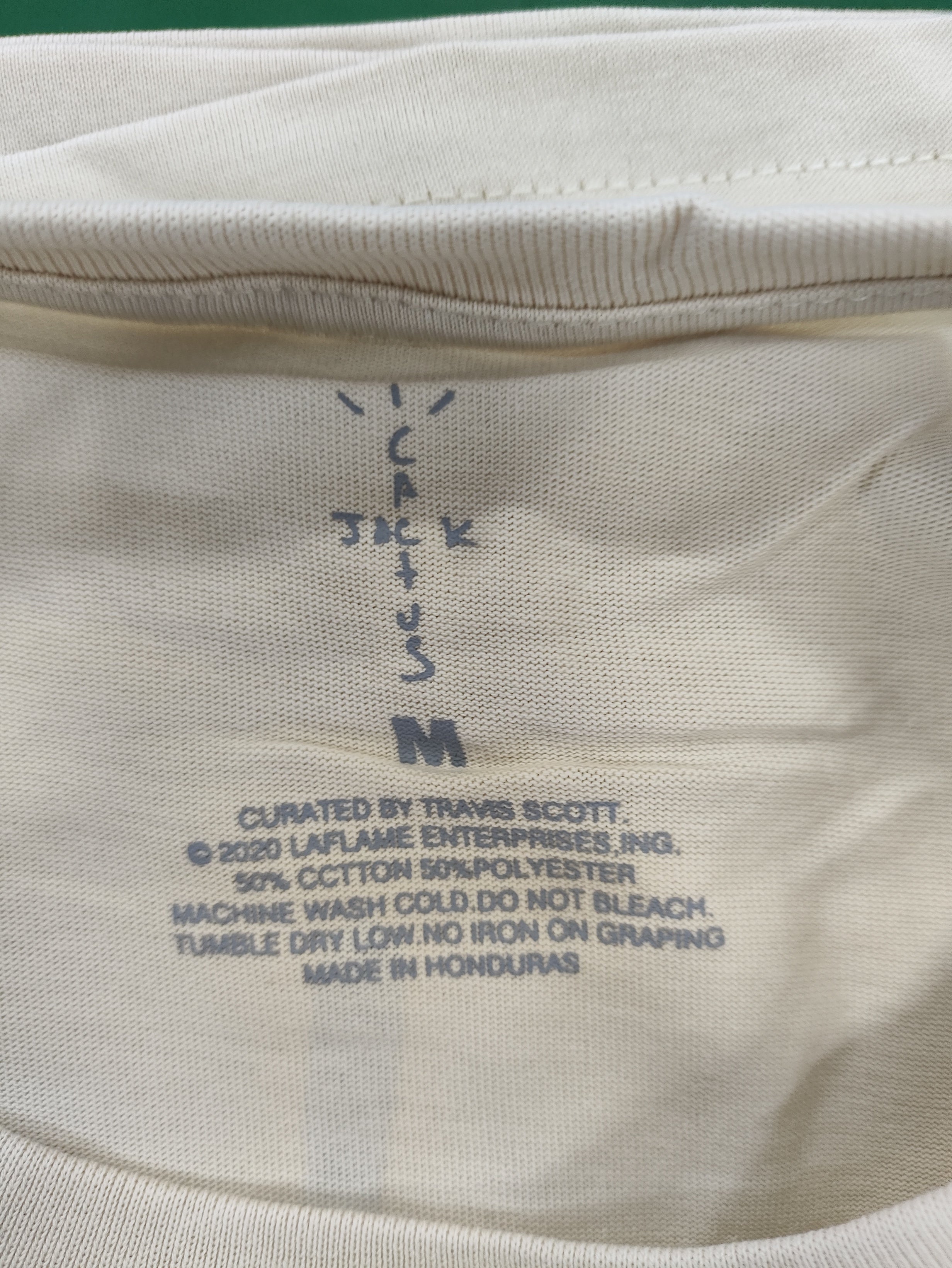 Cactus Jack “Scribble Logo” Tee — White